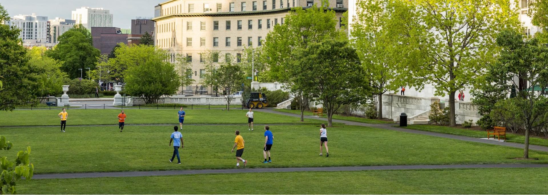 quad frisbee