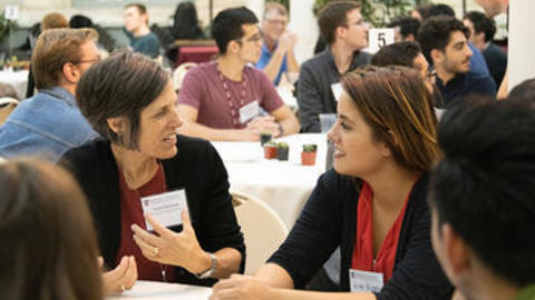 people talking