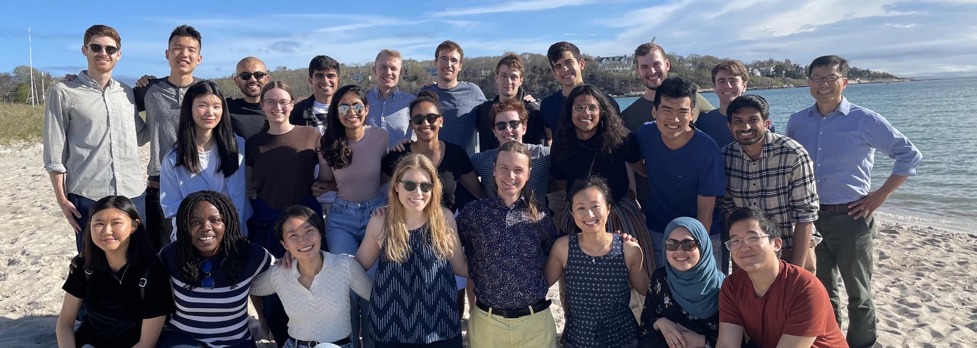 BIG students at the beach